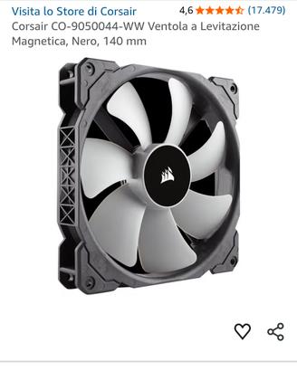 Ventola Corsair a levitazione magnetica ML140