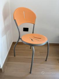 Sedia esterna con struttura metallica  (50 pezzi)