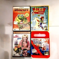 Lotto di 3 DVD e 1 CD. con film per tutta la famig