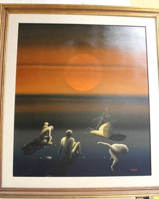 Quadro dipinto a olio di Marcello Biagiotti
