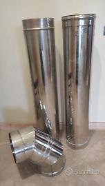 Canna fumaria acciaio inox 20cm