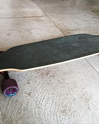 Longboard Johnny Be Wood da 80cm con ruote da 70mm