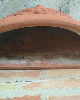 Vaso da parete in terracotta 