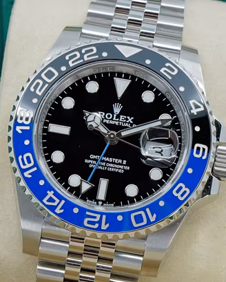 ROLEX GMT MASTER II 126710BLNR BATGIRL 09/26 NEW