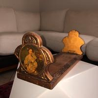 Mensola supporto libri antico