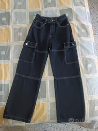 pantaloni cargo ampi xs