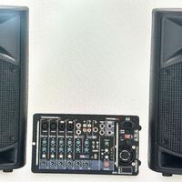 Impianto amplificato Portatile 500w Proel Freepass