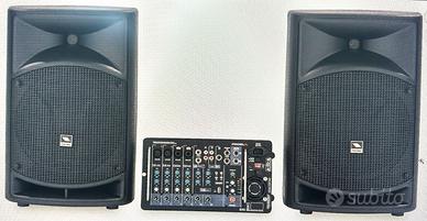 Impianto amplificato Portatile 500w Proel Freepass
