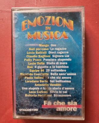 AUDIOCASSETTA " FA CHE SIA AMORE " , DE AGOSTINI