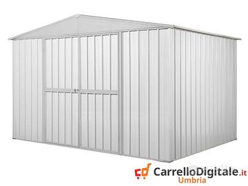 Capanno box esterno lamiera 360x175 bianco