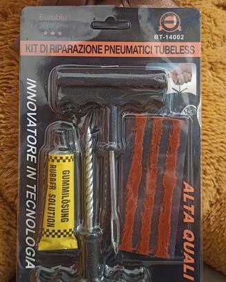 Kit di riparazione pneumatici tubeless 