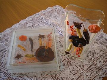 VASO + PORTA DOLCETTI DECORATI CON NATURA MORTA