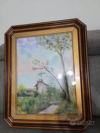 Quadri G.Verderio e tela batik Bandula Fernando 