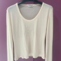 T shirt panna Roccobarocco