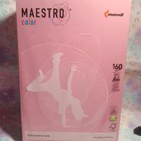 risma cartoncino Maestro Color Mondi rosa A4