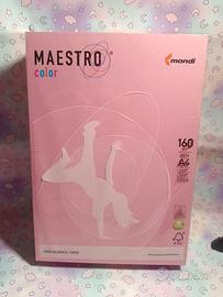 risma cartoncino Maestro Color Mondi rosa A4