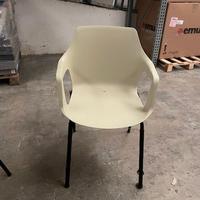 Sedia Vesper 2  Colos nera scocca senape