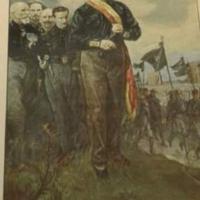 Litografia Fascista Mussolini Marcia su Roma RRRRR