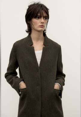 Cappotto donna ZARA in lana MANTECO