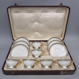 Servizio da tè - 6 tazze e piattini