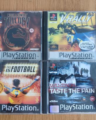 4 giochi PlayStation 1. Mortal Kombat Trilogy + 3