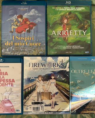 Lotto bluray e anime (3 film)