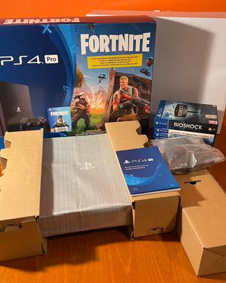 PS4 PRO 1TB completa in Box + Giochi