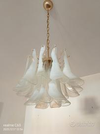 Lampadario in vetro murano 