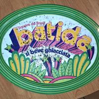 vassoio vintage pubblicitaria batida de coco 1960