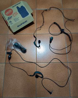 Auricolari per modelli Baofeng e Midland G8
