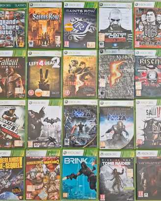 Giochi Xbox 360 - ampia collezione 