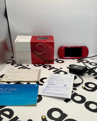 psp PlayStation portable 3004 rossa condole 