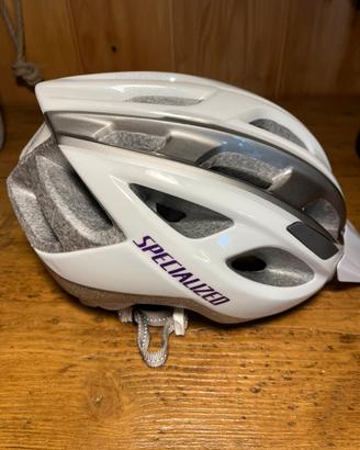 Casco bambina specialized bianco e viola