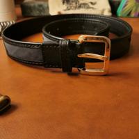Cintura BURBERRY in pelle e  TESSUTO