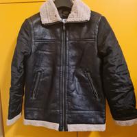 giacca simil pelle bimbo 10/11 anni