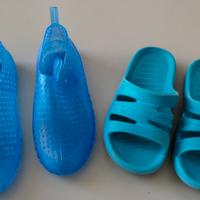 Scarpe scoglio e ciabatte gomma 