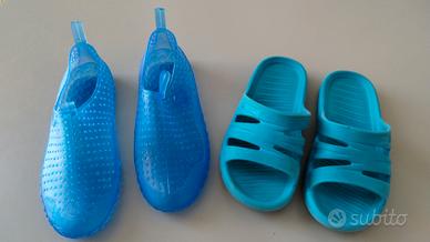 Scarpe scoglio e ciabatte gomma 