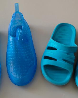 Scarpe scoglio e ciabatte gomma 