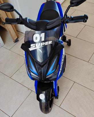 MOTO ELETTRICA PER BAMBINI – BLU