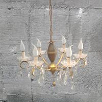 Lampadario di ottone anni 50