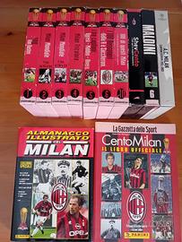 Serie VHS Milan anno centenario + 2 libri