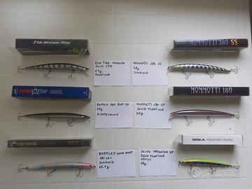 Artificiali pesca spinning di gamma