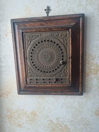 Calendario perpetuo in ottone