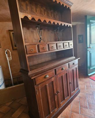 Credenza Piattaia in TEAK MASSELLO Nuove 