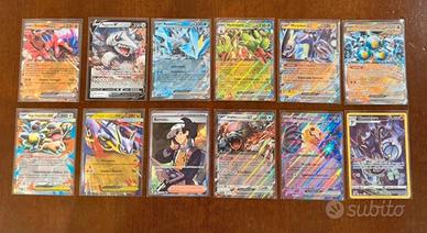 Lotto 12 carte Pokémon EX/V + holo – ITA