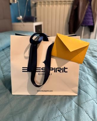 Bracciale con ciondolo inziale Bluespirit