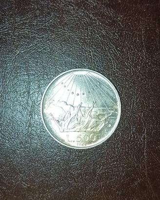 LIRE 500 " DANTE ALIGHIERI " 1965