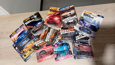 Lotto 11 Hotwheels FAST & FURIOUS