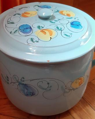 ÒLLA - antica pentola in terracotta smaltata