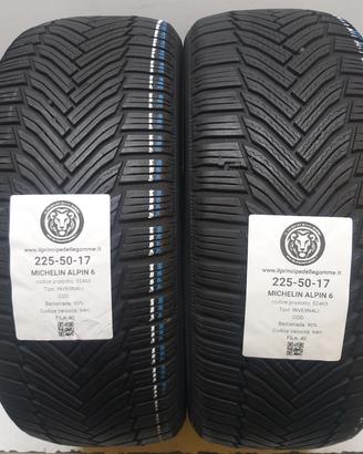 2 GOMME 225 50 17 MICHELIN A52463